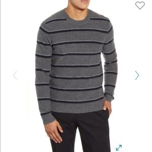 Vince striped cashmere sweater